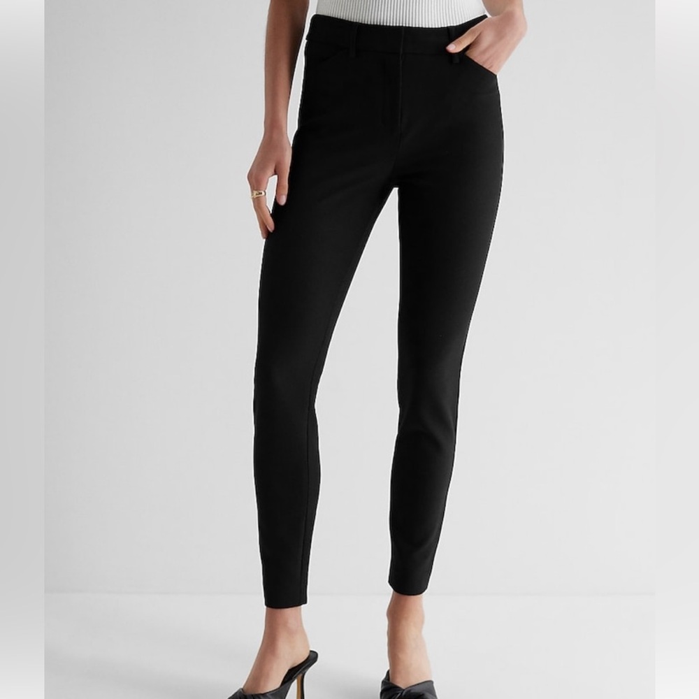 Express Editor Mid-Rise Skinny Pants